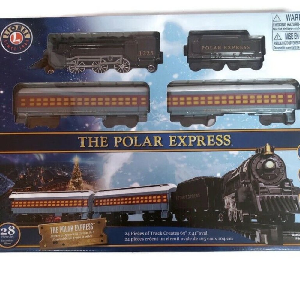 Lionel The Polar Express Battery Operated Train Set 28 Pieces 71-1925-200 New - Picture 2 of 8